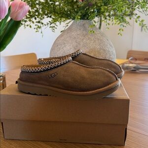 UGG Chestnut Suede Slip-On Shoes